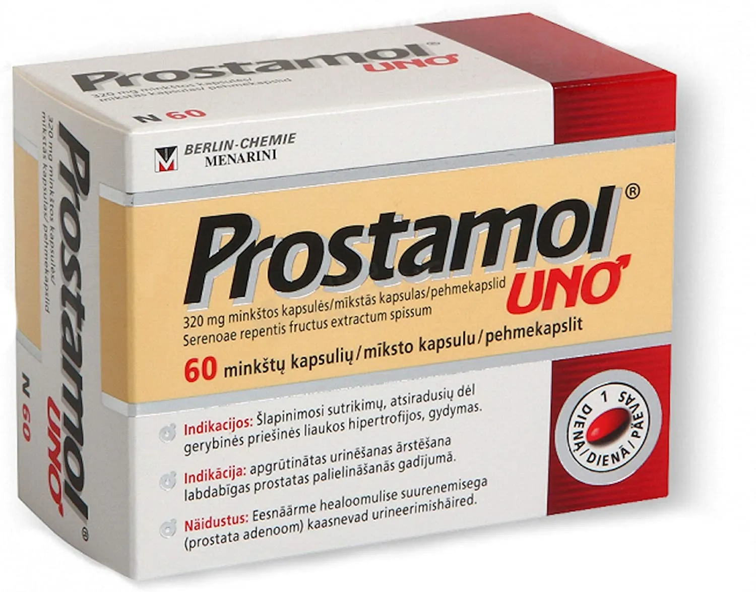 Prostamid : sestava samo naravne sestavine.